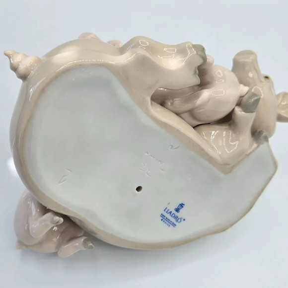 Vintage  Lladro ‘Playful Piglets’ Porcelain Figurine (5228) With Box Rare - Picture 8 of 13